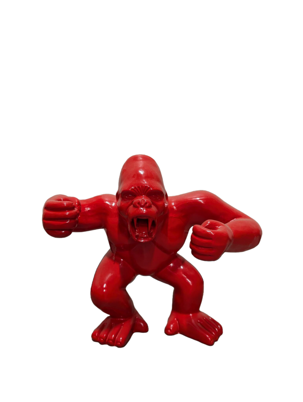 DAP7O Jungle Agresive Gorilla singe rood 70 cm