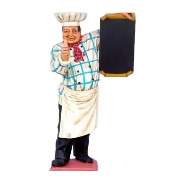 Horeca kok met menu bord  laminaat 197 CM