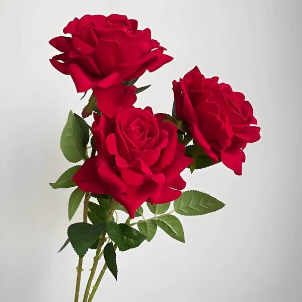 Gigantische imitatie roos handgemaakte bloem  25 cm