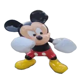 Muis figuur  boxser 50 cm