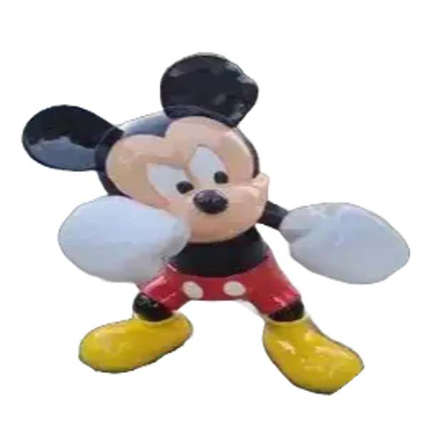 Muis figuur  boxser 50 cm