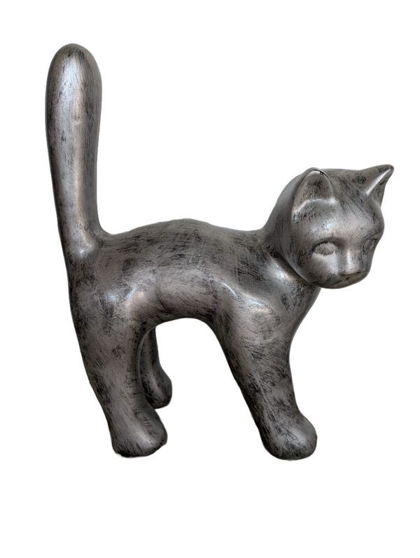 ART pop Parijse kat met staart in de lucht 65cm