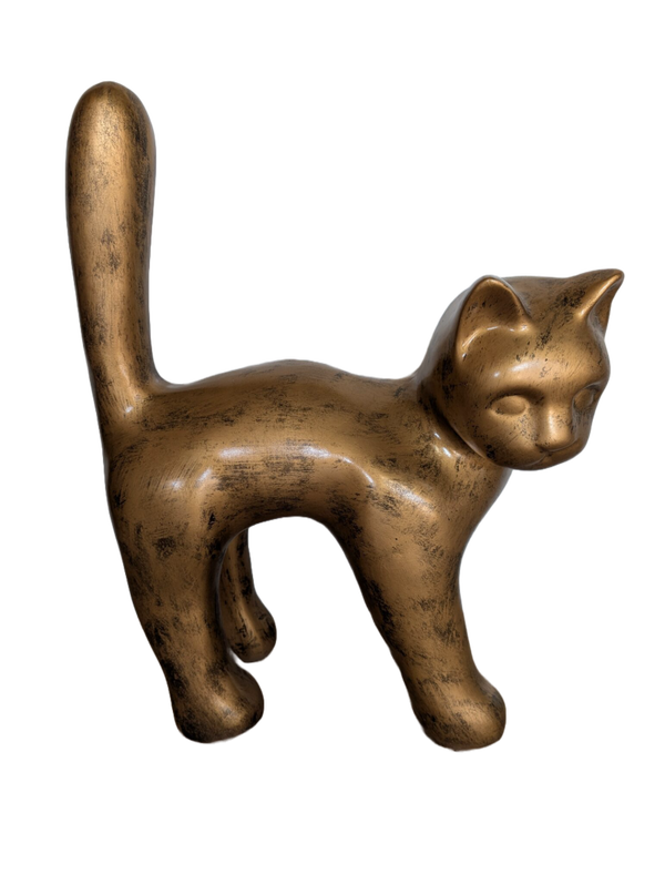 ART pop Parijse kat met staart in de lucht 65cm