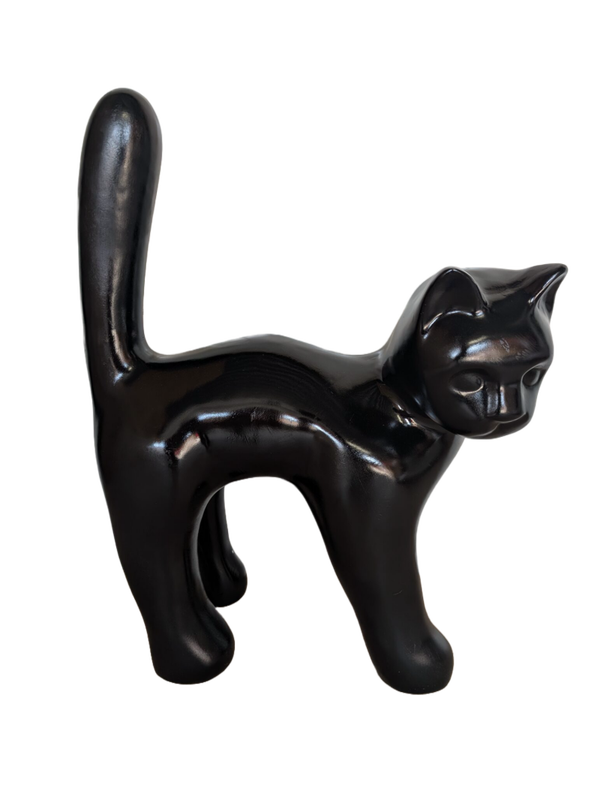 ART pop Parijse kat met staart in de lucht 65cm