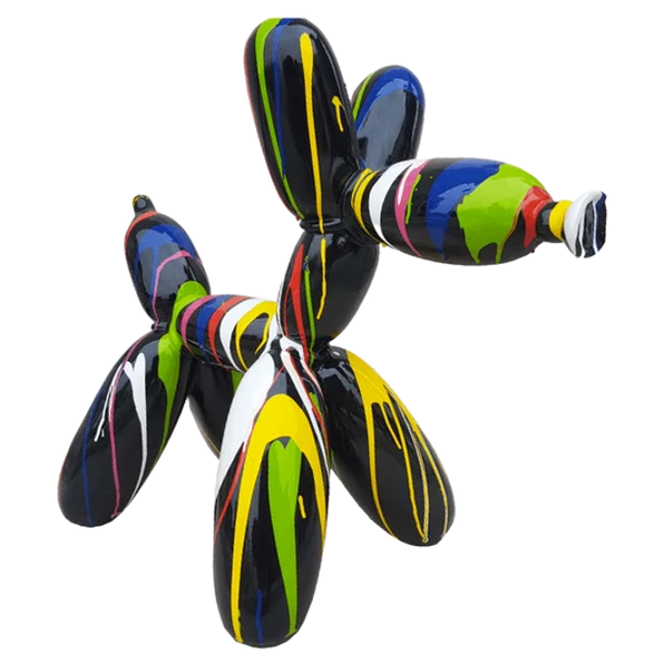 ART pop  Ballon hond polyester résine 120 x 100 cm