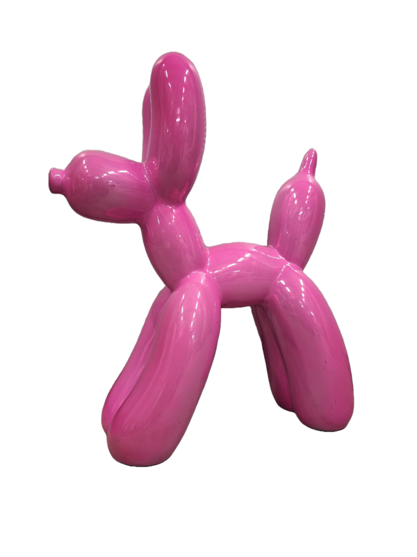 ART pop Ballon sculpture hond  50 x 45 cm verp 2