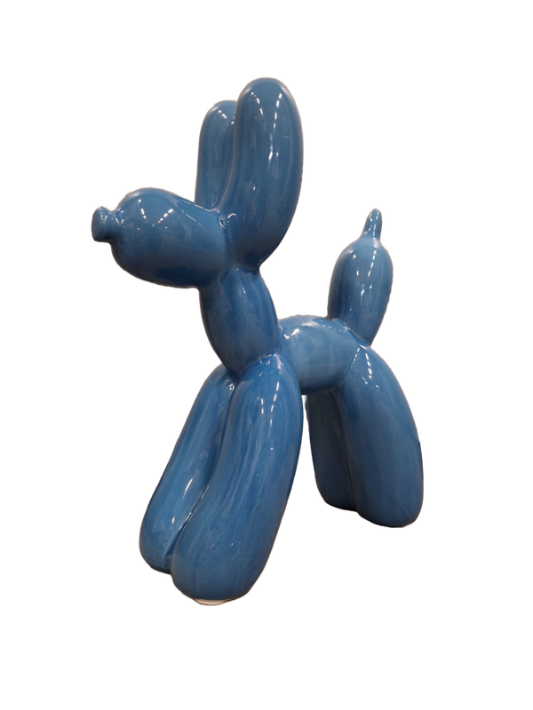 ART pop Ballon sculpture hond  50 x 45 cm verp 2