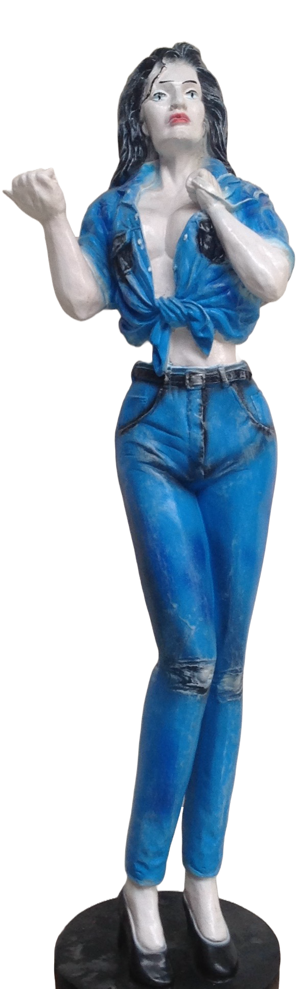 Curiosa Lifster in jeans polyester résine 85 cm