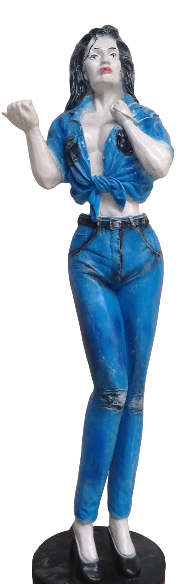Curiosa Lifster in jeans polyester résine 85 cm