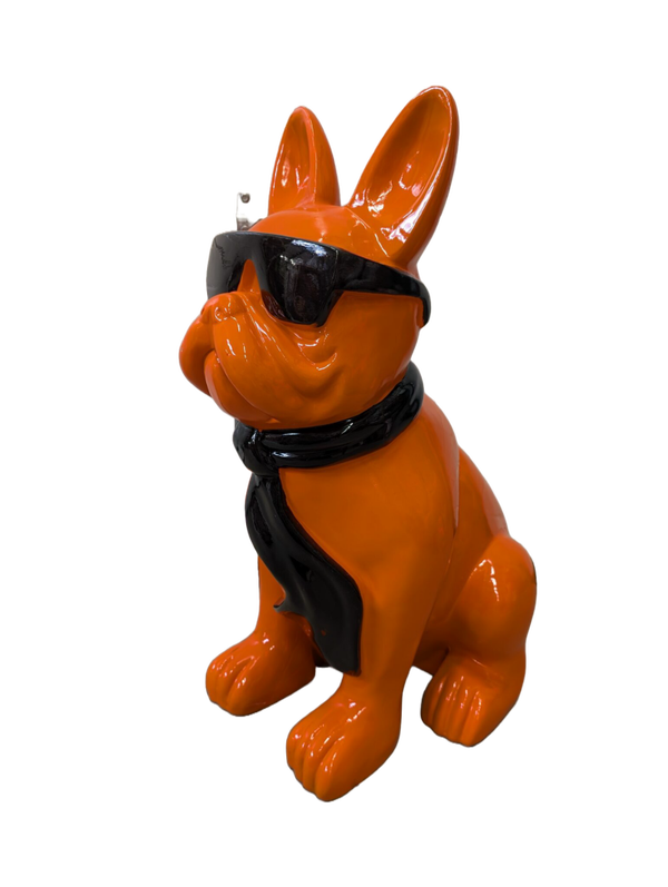 ART pop hond France buldog glad 80 cm