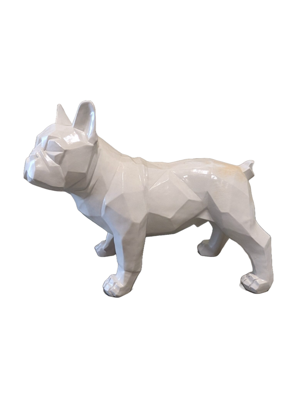 ART pop hond  France Buldog origami 35x40 cm