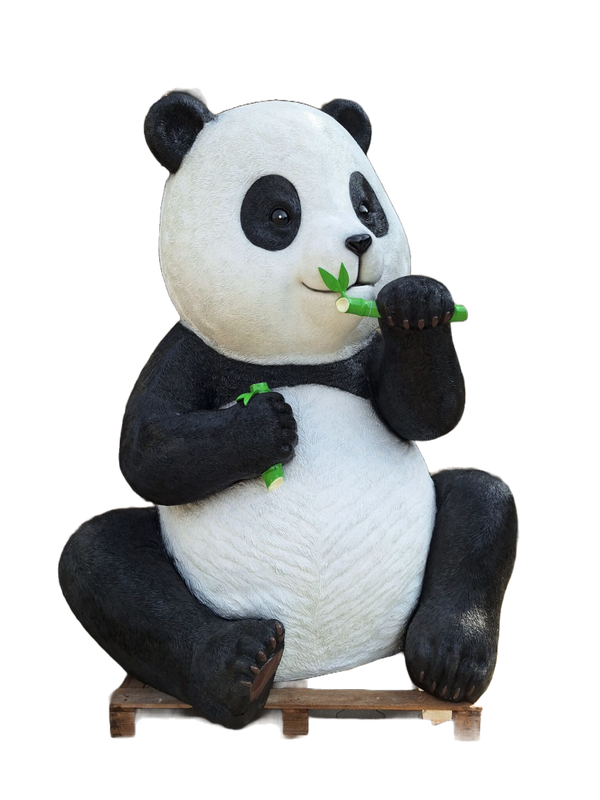 Panda zit  XXL laminaat 168 x 130 x 208 cm