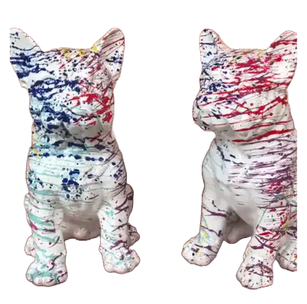 600208 Mops hondjes 2 ass multicolor splas 30 cm verp 2