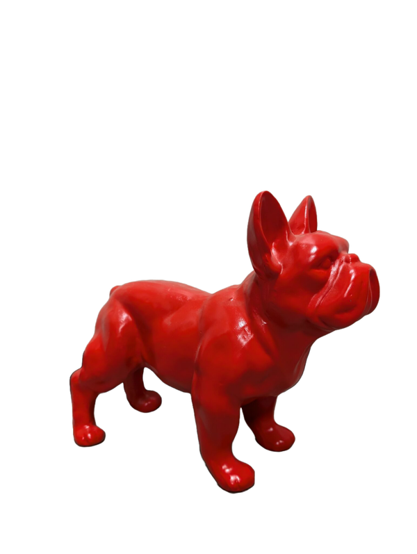 Art pop Hond France bulldog polyester résine Roos 30 x 50 cm