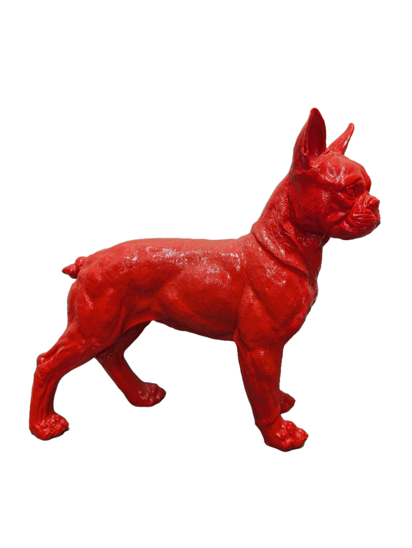 ART pop hond France buldog staand 40 x 50 cm