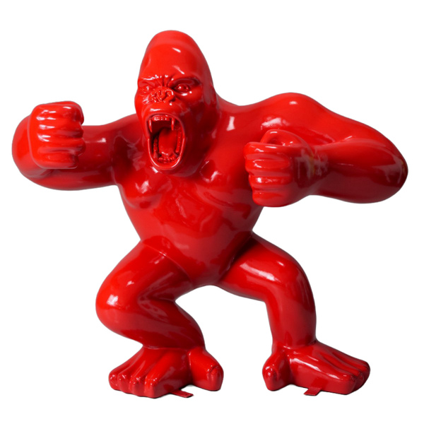 Art pop Agresive Gorilla  laminaat 185 cm