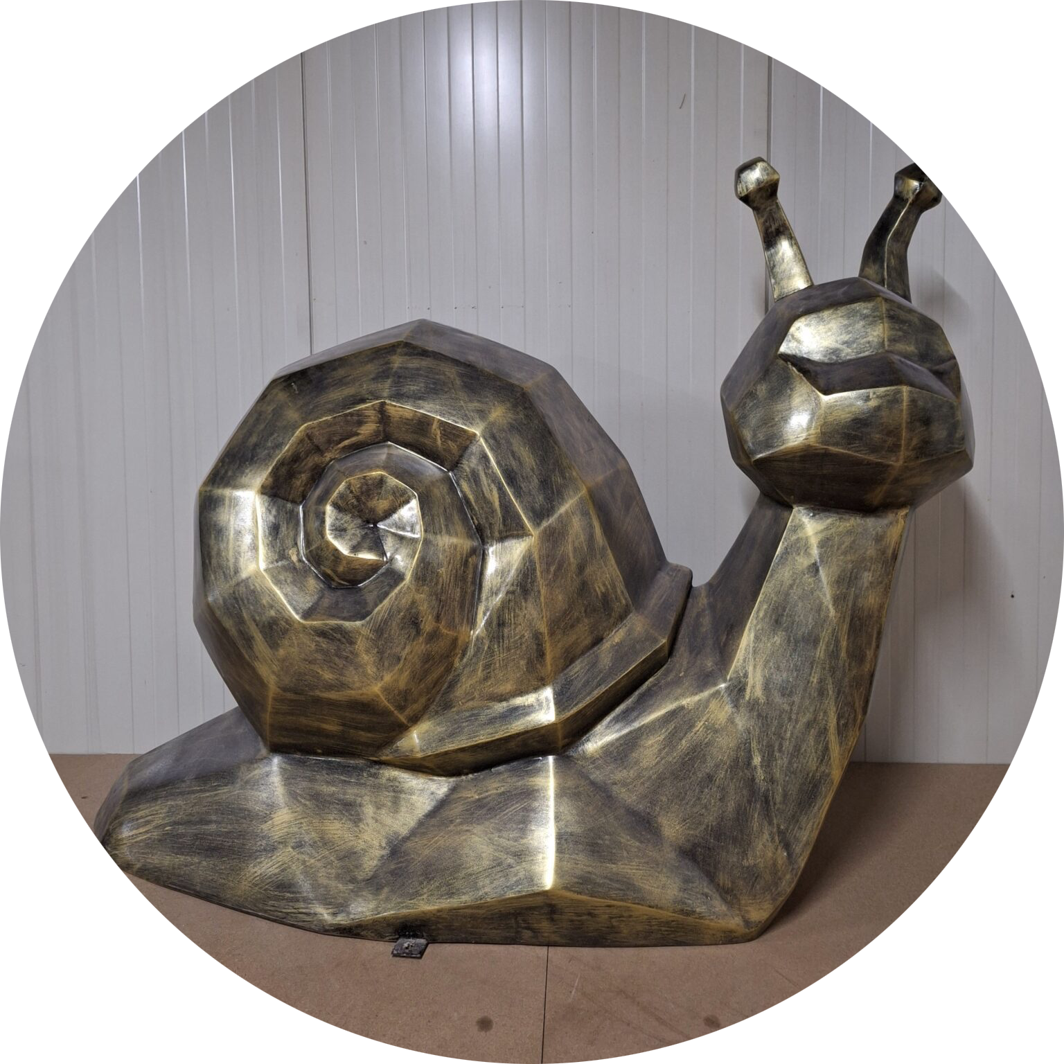 Slak antiek goud origami laminaat 125 x 165 x 65 cm