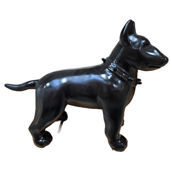 Art pop Hond bulterriër polyester résine rood 60 cm