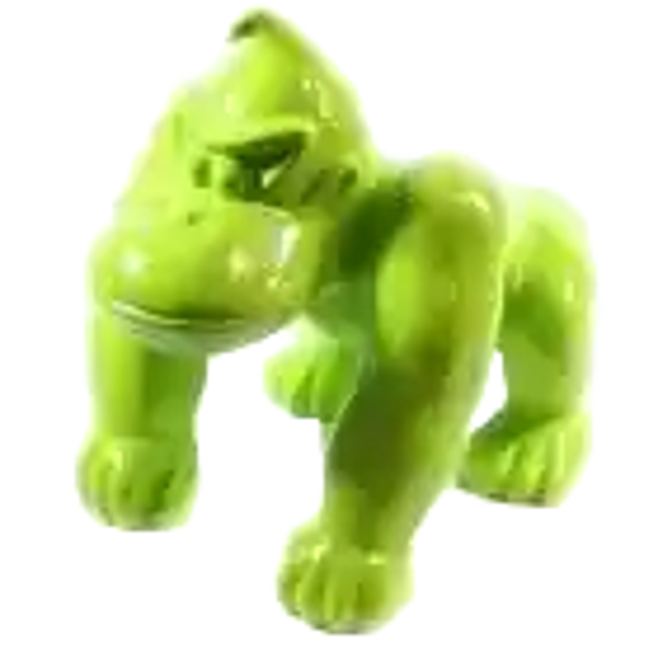 Art pop GORILLA AAP GrOEN OP 4 POTEN 85 CM