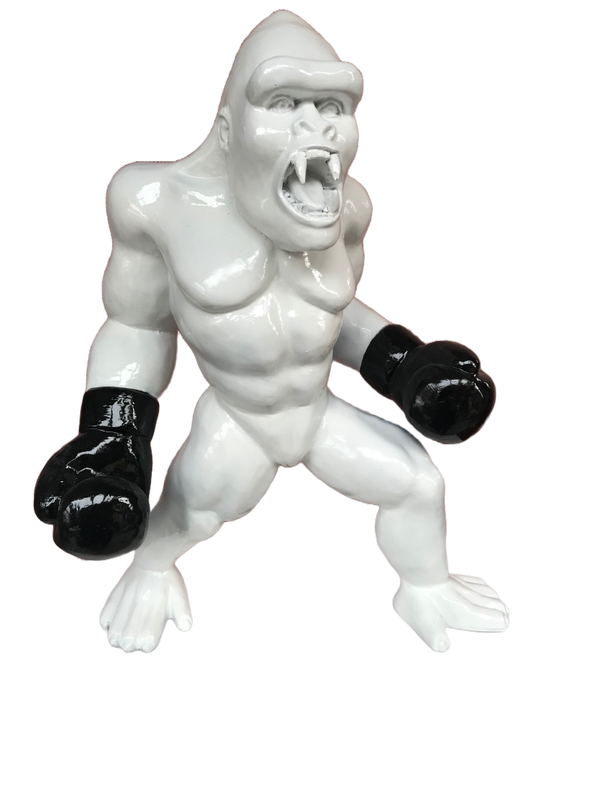 Art pop Aap King Kong boxer wit 50cm