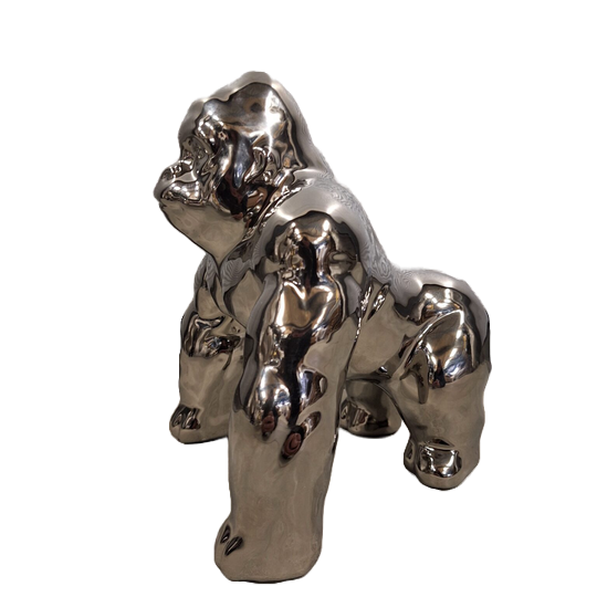 Aap stoere gorilla ass kleur op 4 poot 25 cm verp 1/6