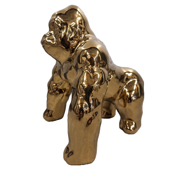 Aap stoere gorilla ass kleur op 4 poot 25 cm verp 1/6