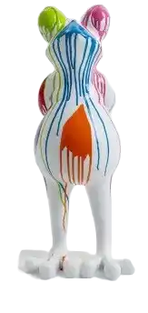 DFK70 Funny kikker multicolor polyester 70 cm