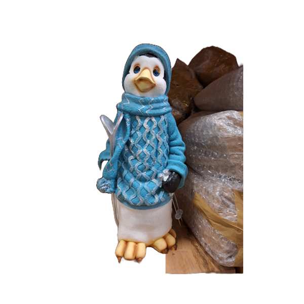Pinguïn met trui 60 cm