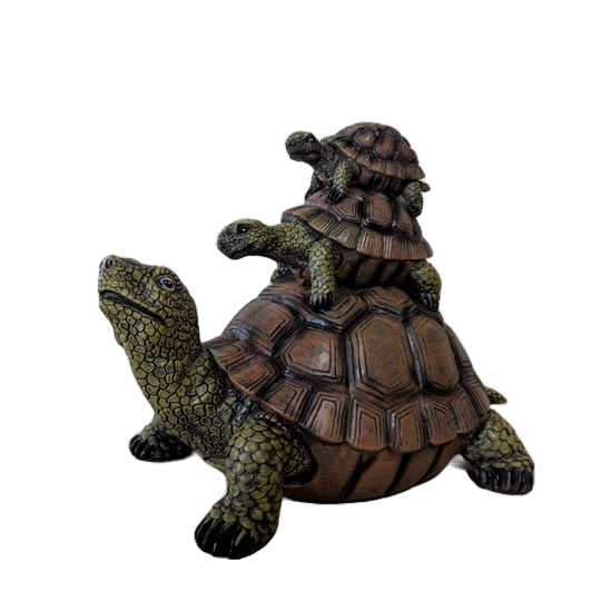 Schildpad Met Baby 3 delig 30 cm verp 4