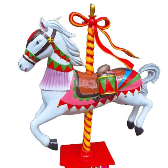 Kermis paard laminaat 155 x 56 x 170