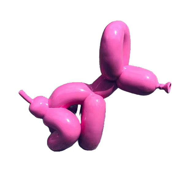BL7080 sculpture Ballon Kak Hond Sculptuur 70 x 80 cm