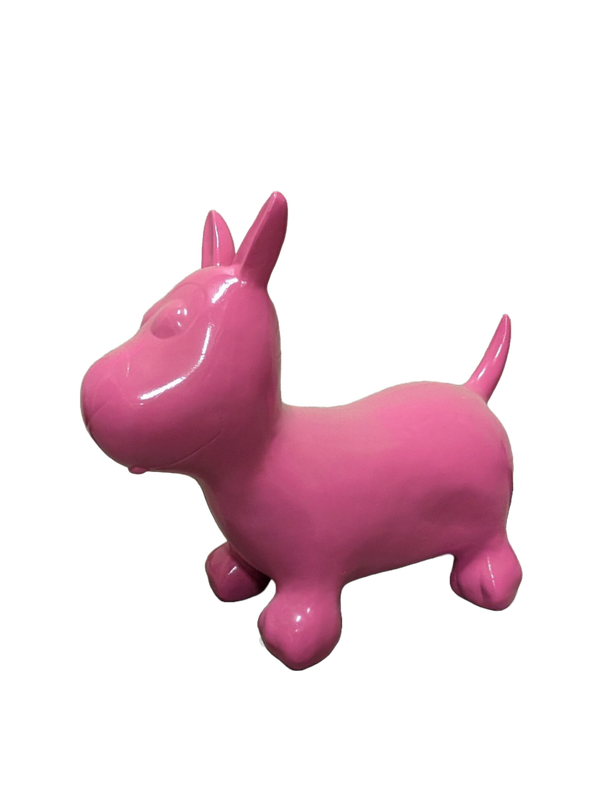 Art pop ballon hond kleur 40 x 60 cm