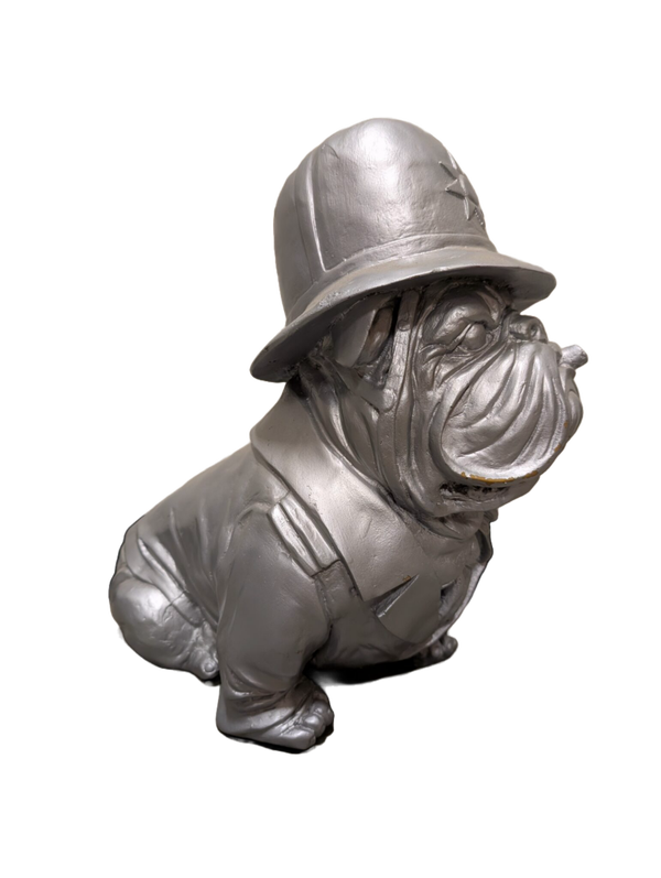 Art pop  hond Bob Engelse bulldog polyester résine 40 cm