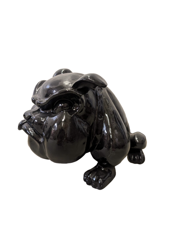 Art pop Engelse bulldog polyester résine kleur 40 cm