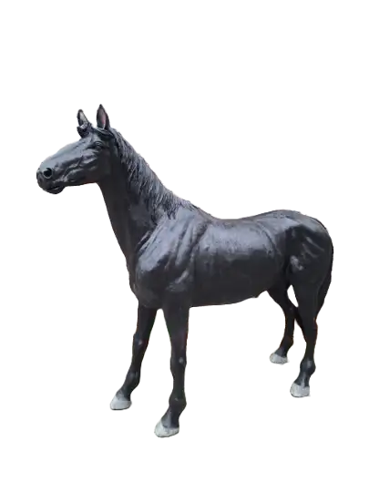 Paard staand glasvezels laminaat xxl 235cm