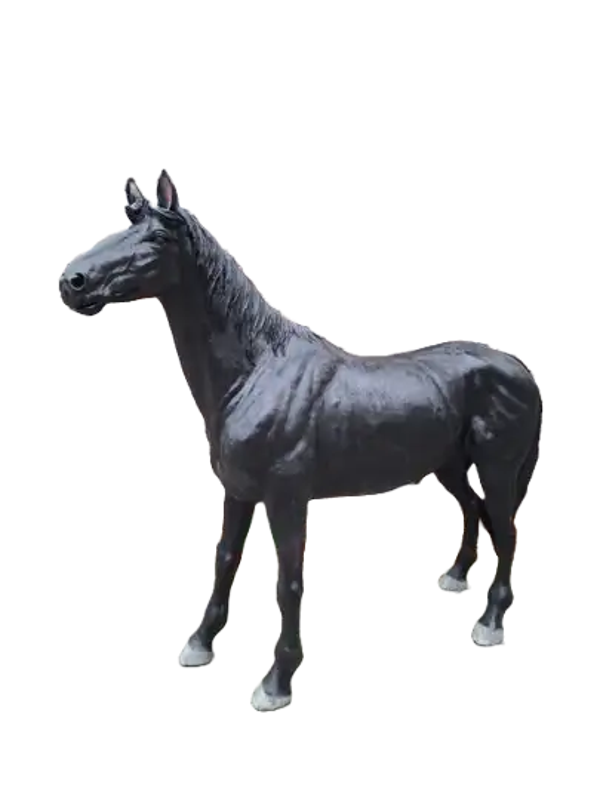 Levensgroot Paard staand laminaat xxl 260 x  60 x 228 cm