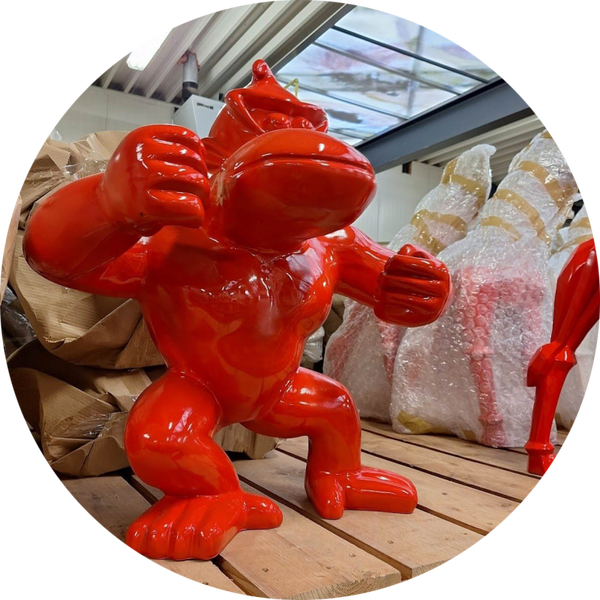DAP73 Jungle Gorilla apen King Kong polyester résine 70 cm