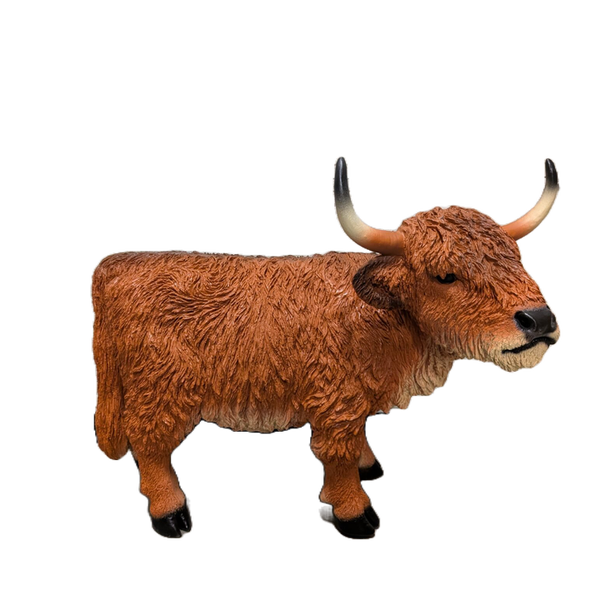 Schotse higlander koe bruin 90 cm