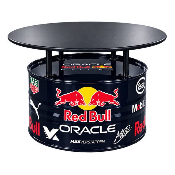 Metaal red bull tafel