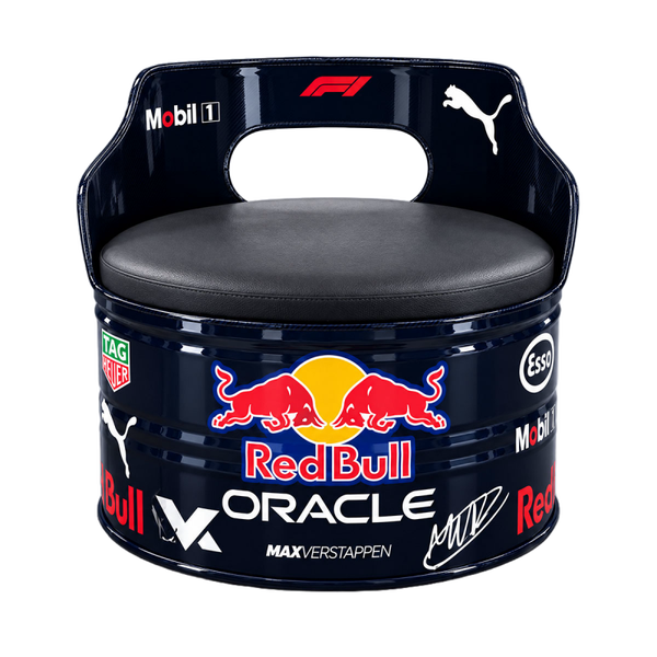 Metaal Red bull stoel