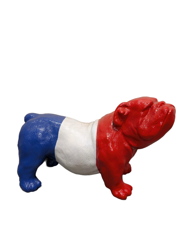 Art pop Engelse buldog vlag 30 x 60 cm