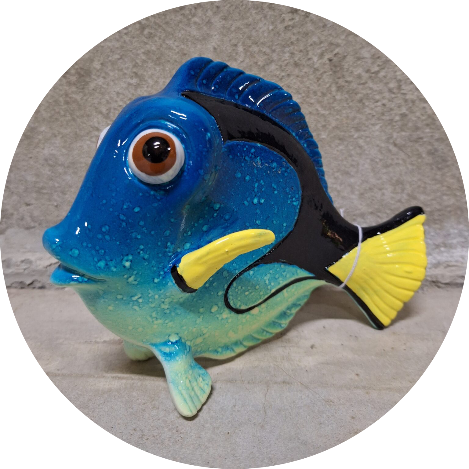 Vis zwemmend blauw 20 cm verp 8