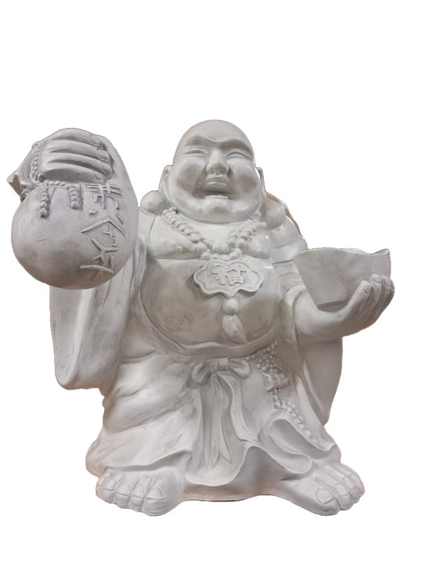 Curiosa boeddha brons van reikdom 71 cm
