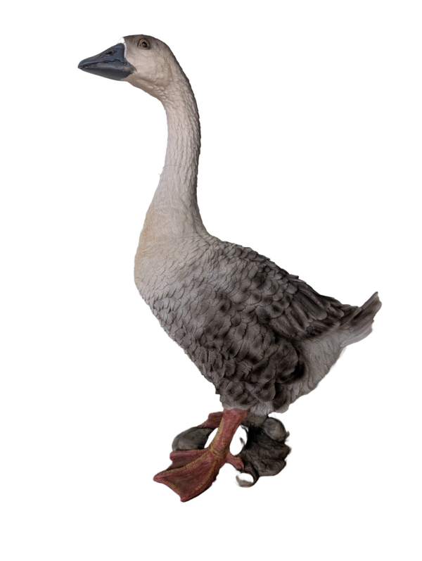 Gans op sokkel 43 x 23 x 60 cm