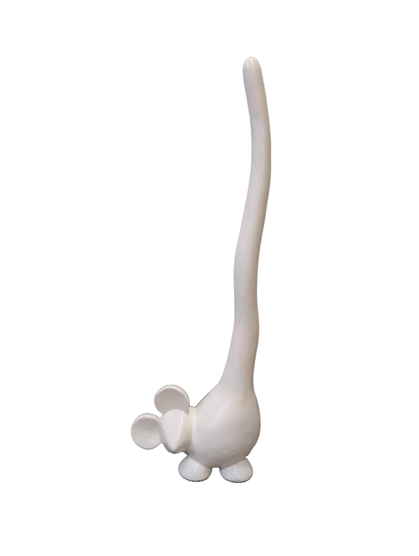 Art pop Muis met opstaande staart 80 cm