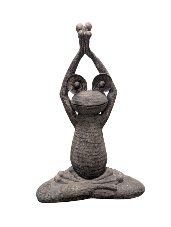Art pop yoga kikker zit 70 cm