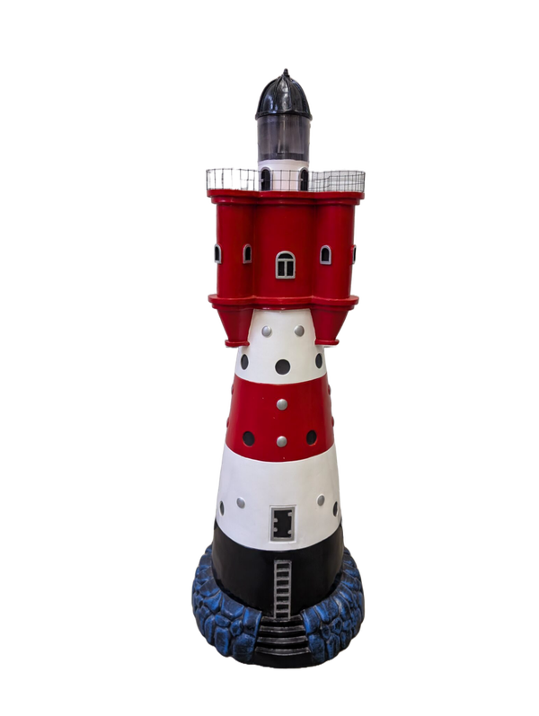 vuurtoren met lamp polyester résine 140cm
