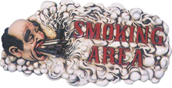 SMOKING ARENA BORD OM OP TE HANGEN 35 X70 CM