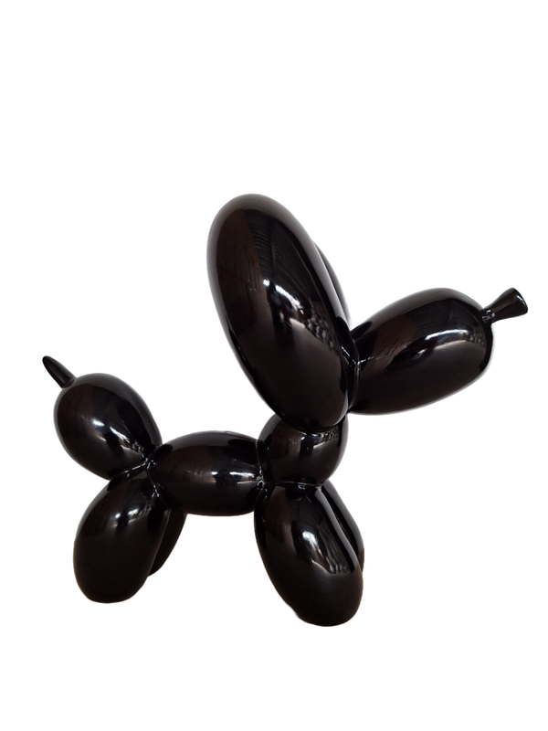 Art pop ballon hond zwart  35 x 15 x 28 cm