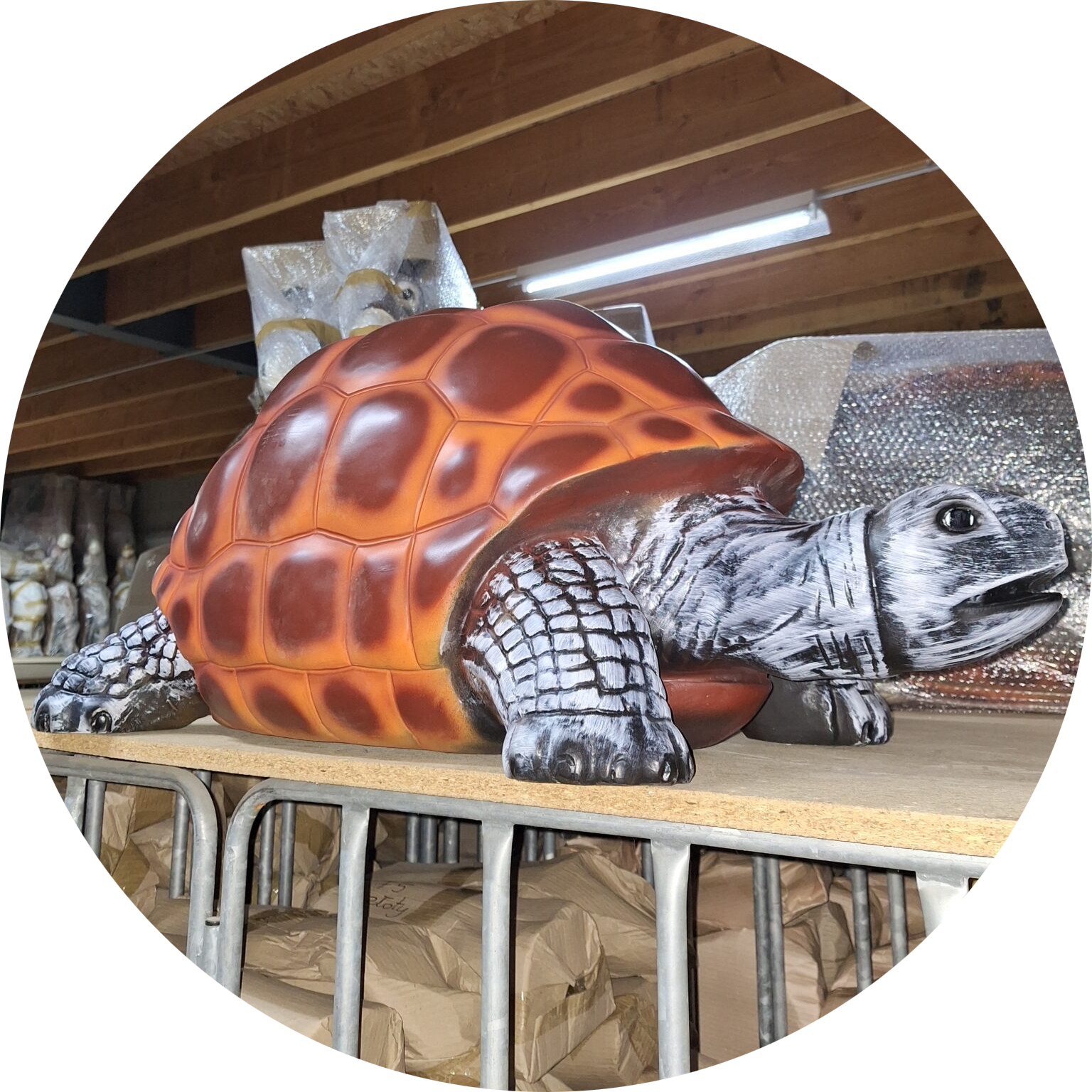 N20 Lands schildpad m  polyester résine 110 cm